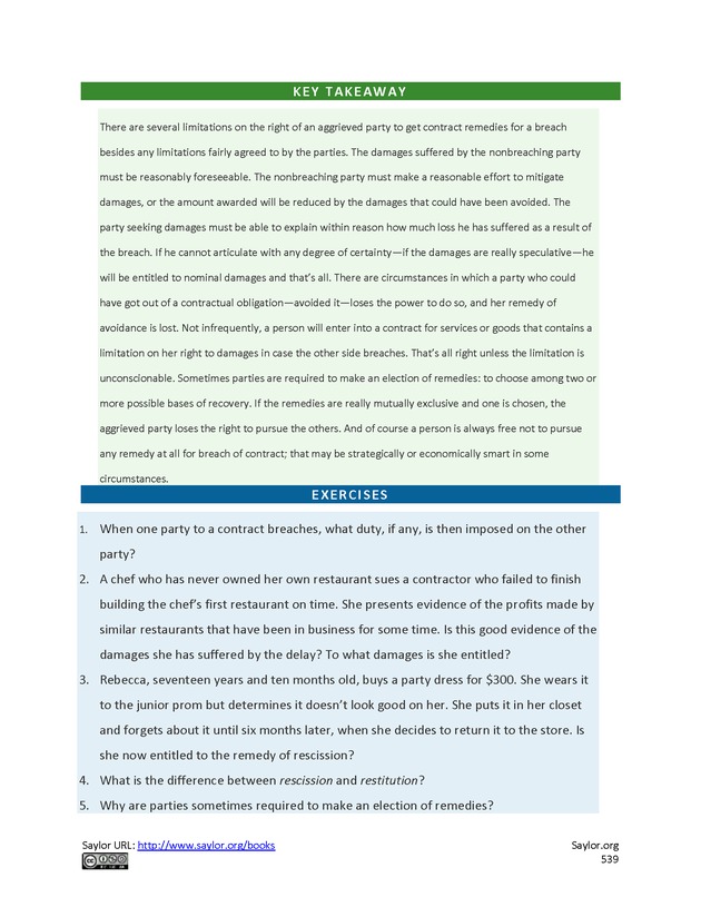 Business Law and the Legal Environment - Page 539